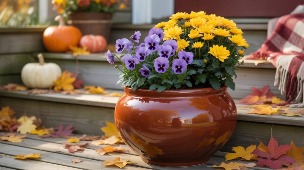 ceramic fall planter