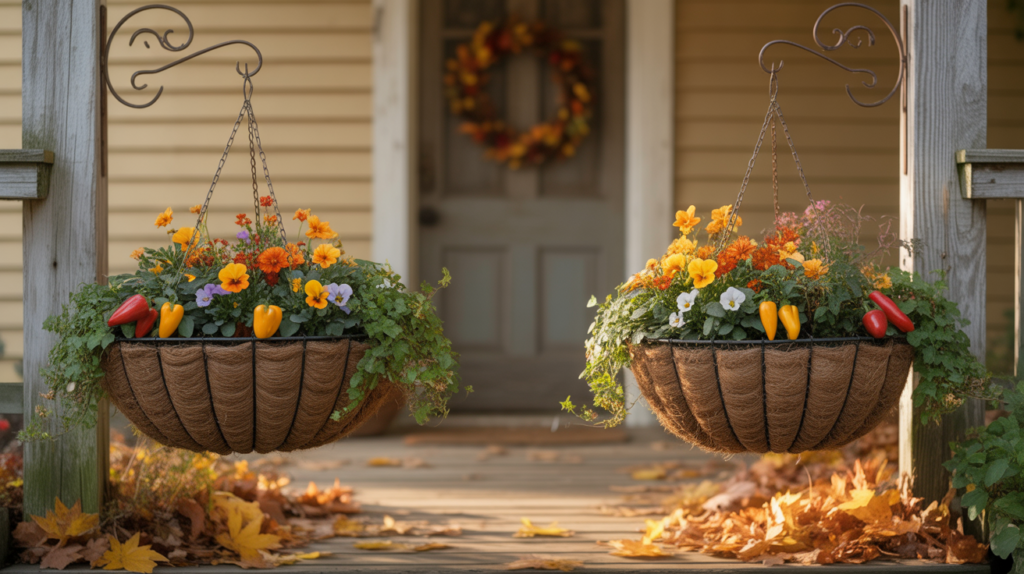 hanging baskets for fall