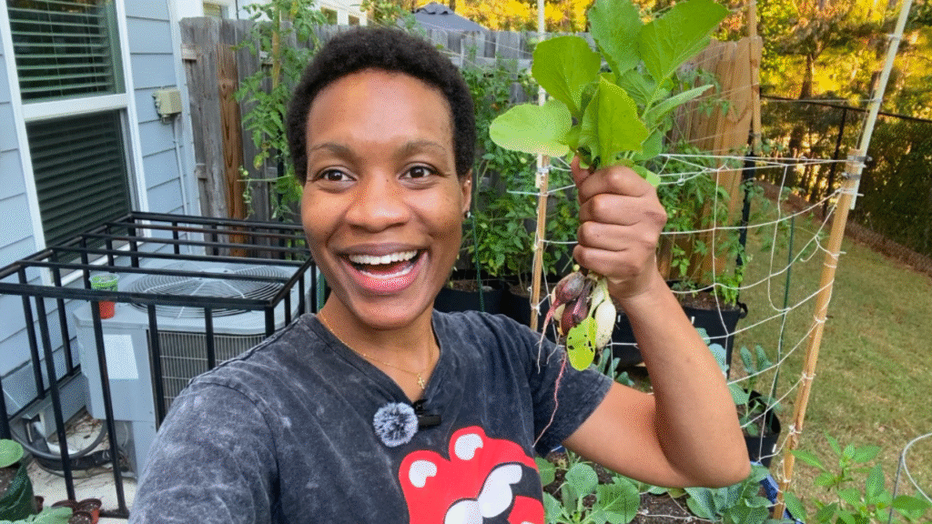 growing radishes in containers